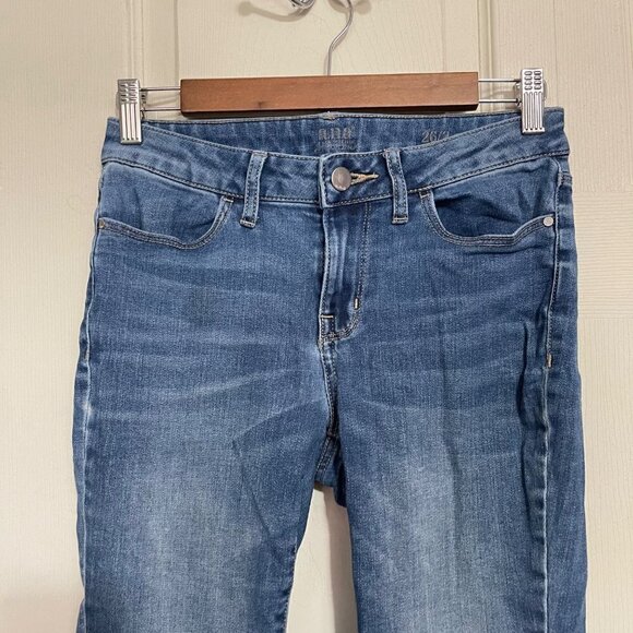 A.N.A. Women's Medium Wash Mid Rise Whiskered Jegging Skinny Jeans Size 2/26 - Picture 4 of 9
